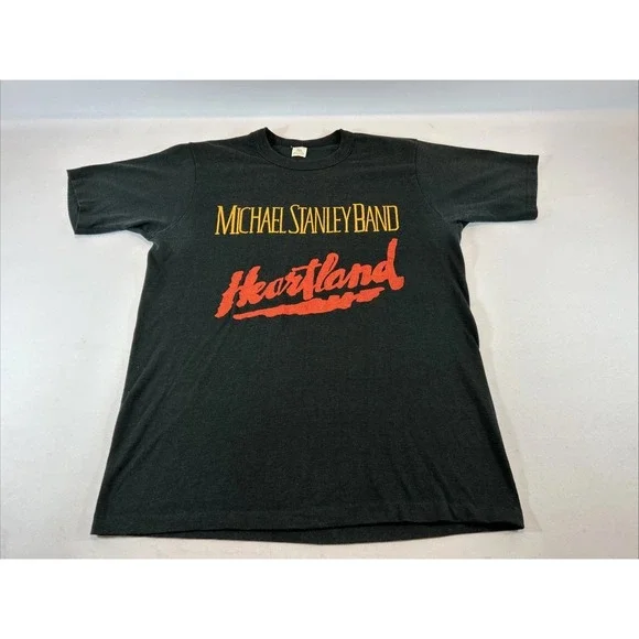 Vintage Michael Stanley Band Concert Shirt Men's Large Heartland Tour 1980 Tee - Picture 1 of 11